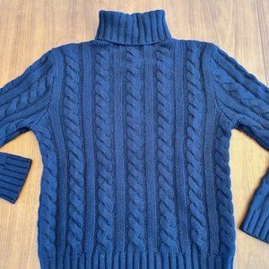 Polo Ralph Lauren turtle neck cable knit sweater
